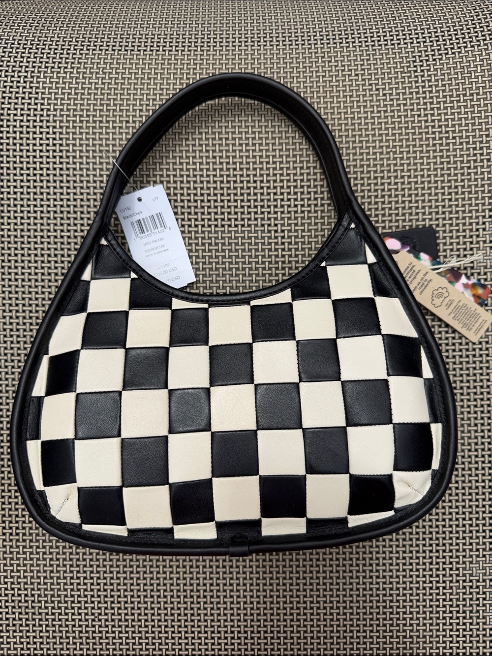 NWT Coach Coachtopia Ergo Bag in Checkerboard - Picture 3 of 7